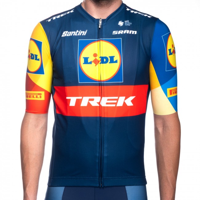 Bekleidung Herren Santini Lidl Trek 2024 trikot Bekleidung Herren Santini Lidl Trek 2024 trikot