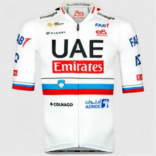 Bekleidung Herren Pissei Team UAE 2024 Magistrale Trikot-Slowenischer Meister Bekleidung Herren Pissei Team UAE 2024 Magistrale Trikot-Slowenischer Meister