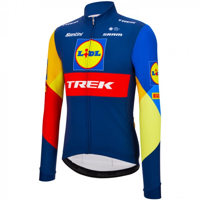 Bekleidung Herren Santini Lidl Trek 2024 langarm trikot Bekleidung Herren Santini Lidl Trek 2024 langarm trikot