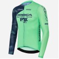 Bekleidung Herren Hiru Orbea Factory Team 2025 Lab Aero langarm trikot Bekleidung Herren Hiru Orbea Factory Team 2025 Lab Aero langarm trikot