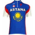 Astana Slowenischer Meister 2010-Kurzarmtrikot mit kurzem Reißverschluss Astana Slowenischer Meister 2010-Kurzarmtrikot mit kurzem Reißverschluss