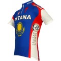 Astana Slowenischer Meister 2010-Kurzarmtrikot mit kurzem Reißverschluss Astana Slowenischer Meister 2010-Kurzarmtrikot mit kurzem Reißverschluss