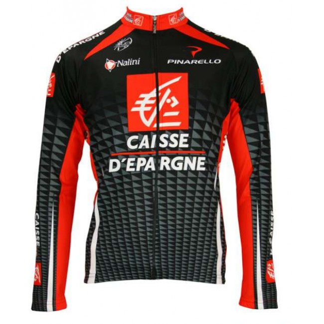 Caisse d'Epargne 2010-Radsport-Langarmtrikot Caisse d'Epargne 2010-Radsport-Langarmtrikot