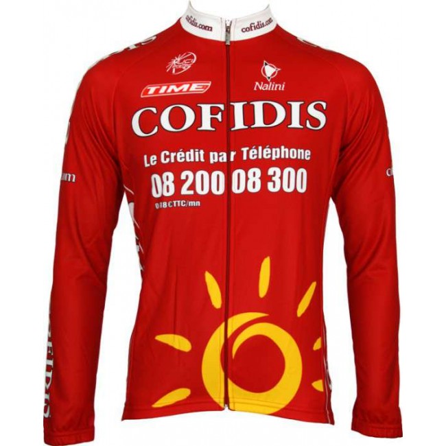 Cofidis 2008 Langarmtrikot Cofidis 2008 Langarmtrikot