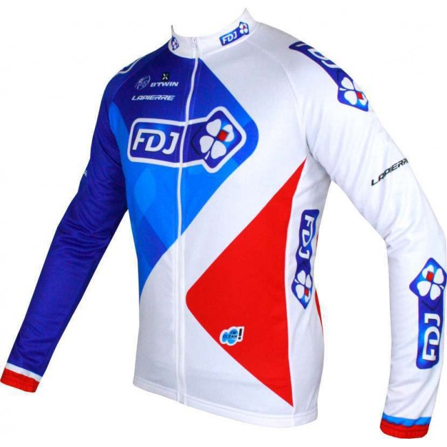 FRANCAISE DES JEUX(FDJ) 2016 Langarmtrikot B'TWIN FRANCAISE DES JEUX(FDJ) 2016 Langarmtrikot B'TWIN
