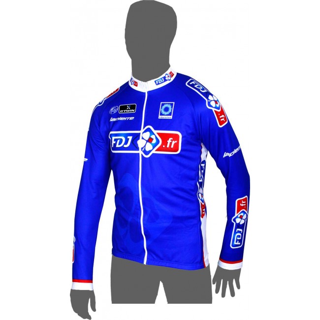 FRANCAISE DES JEUX(FDJ.fr) 2014 Langarmtrikot FRANCAISE DES JEUX(FDJ.fr) 2014 Langarmtrikot