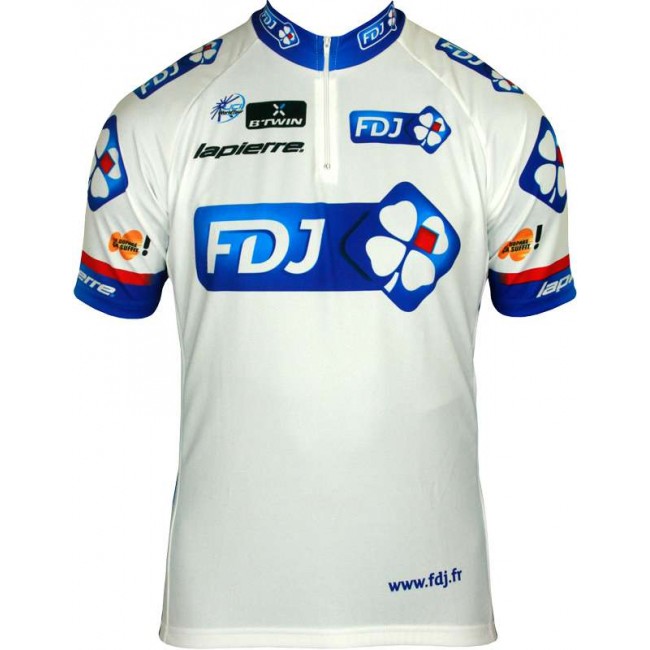 FRANCAISE DES JEUX(FDJ) 2013 Kurzarmtrikot mit kurzem Reißverschluss FRANCAISE DES JEUX(FDJ) 2013 Kurzarmtrikot mit kurzem Reißverschluss