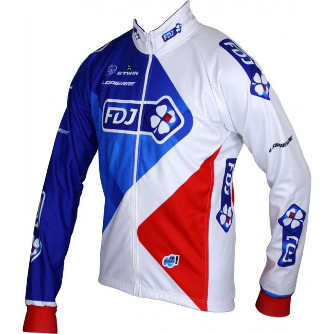 FRANCAISE DES JEUX(FDJ) 2016 Fahrrad Winterjacke B'TWIN FRANCAISE DES JEUX(FDJ) 2016 Fahrrad Winterjacke B'TWIN