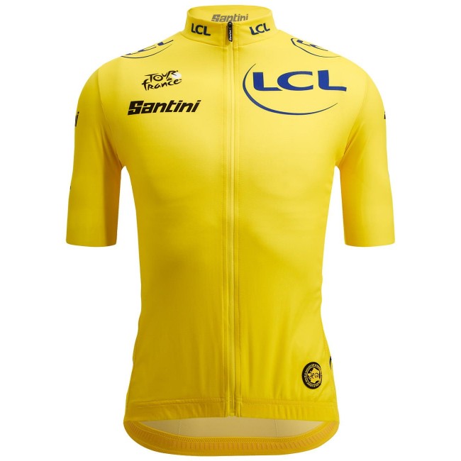 Tour de France 2023 gelbes Trikot(maillot jaune,Gesamtführender) Radtrikot kurzarm Tour de France 2023 gelbes Trikot(maillot jaune,Gesamtführender) Radtrikot kurzarm
