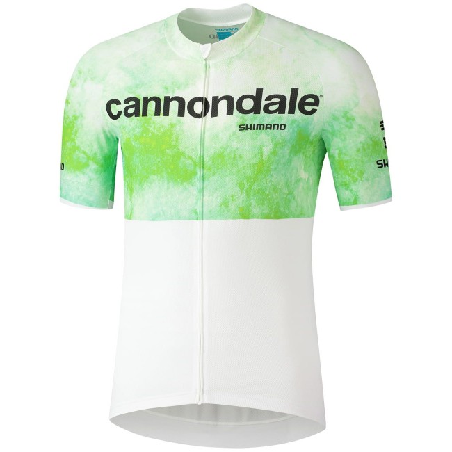 Cannondale FACTORY RACING 2022 Radtrikot kurzarm weiß(langer RV) Cannondale FACTORY RACING 2022 Radtrikot kurzarm weiß(langer RV)