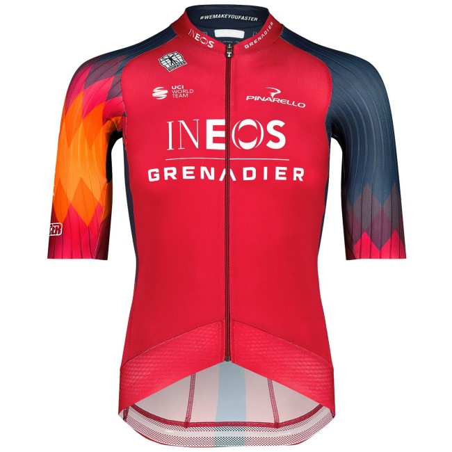 INEOS GRENADIERS 2023 EPIC RACE Radtrikot kurzarm(langer RV) INEOS GRENADIERS 2023 EPIC RACE Radtrikot kurzarm(langer RV)